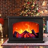 Led Kamin, Kamin Lamp Touch-Bedienung, Elektrische Kamine Mit Flammeneffekt, USB&Batteriebetrieben Kaminfeuer Simulation Tischkamin Ornament Nach Hause