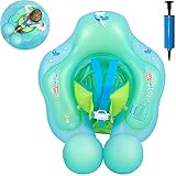 Myir Schwimmring Baby, Aufblasbare Baby Schwimmsitz Schwimmhilfe Swimtrainer Schwimmtrainer Kinder Kleinkind Schwimmreifen Float (Blau, S,3 Monate-1 Jahre)