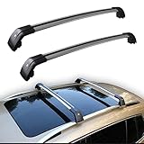 Car Top Carrier 2 Stück Autodachträger für Volvo XC60 2013-2018 Aluminium Seitenstangen Querstangen Dachgepäckträger