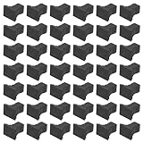 PATIKIL SC Faser Staubkappen 50 Stück SC Faser Kupplungs Staubkappen Für Verschiedene Optische Schnittstellen Von Optical Cats Routern Switches Schwarz