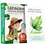 GEFUNDEN! Outdoor Suchspiel für Kinder ab 4 Jahren - [50 Karten] - Outdoor Spiele für Draußen, Schatzsuche, Garten, Spaziergänge & Wald - Outdoor Spielzeug Geschenk für Jungen & Mädchen (Outdoor)