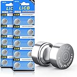 LiCB 20 Stück LR44 knopfzelle, AG13 PX76A l1154f 357A 1,5V Alkaline Batterie 3 Jahre Lagerfähigkeit 100% Voll Garantie
