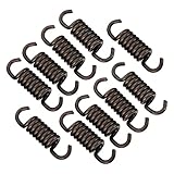 BESPORTBLE 1 Satz Rasenmäher Frühling Rasenmäher Armaturen Schwarze Kette Zum Aufhängen Korb Outdoor-Haken Haken Zum Aufhängen Gaspedal Rasenmäher Zugfeder Hängender Topf Stahlmaterial 10st