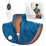 1170G Gewichtetes Heizkissen für Nacken & Schultern – 5 Wärmeeinstellungen, 4 Timer, Abschaltautomatik – Perfekt zur Schmerzlinderung & als Geschenk für Frauen, Männer, Mama & Pap