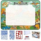 Spielzeug für Kleinkinder von der Doodle-Matte – Wiederverwendbare Wassermalmatte für Kinder, großes Kissen für Aqua-Ausmalerei, Lern-Aktivitätenstoff für Kinder