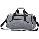 Sporttasche Herren Reisetasche Weekender mit Schuhfach und Nassfach, Wasserdicht Fitnesstasche für Damen und Herren, Tasche für Sport, Fitness, Gym, Travel Bag, Duffel Bag, 40L