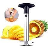 Sinzau Edelstahl Ananasschneider Ananas Entkerner - Verdickte Klinge Edelstahl Core Entferner Werkzeug - Spart Aufwand Spülmaschinenfest