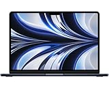 Apple MacBook Air Laptop z czipem M2: Wyświetlacz Liquid Retina 13,6 cala, 16GB pamięci RAM, 256 GB pamięci masowej​​​​​​​ SSD, podświetlana klawiatura;​​​​​​​ Północ
