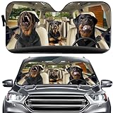 Windschutzscheibe Sonnenschirm Cooler Hund Frontscheibenabdeckung Universal Scheibenabdeckung Auto Für Meisten Fahrzeuge, Limousinen, Lkws M