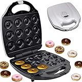 Syntrox Germany XXL Donutmaker Chef Maker mit herausnehmbaren und spülmaschinen geeigneten Wechselplatten