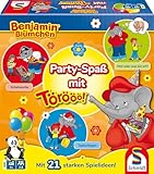 Schmidt Spiele 40663 Benjamin Blümchen, Party-Spaß mit Törööö, Kinderspiel, Mehrfarbig