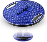 Yes4All P617 Balance Board inkl, Wackelboard Sport mit Griff und Rutschfester Oberfläche; Wackelbrett Balance Board Ø 40cm - Ø 41cm, Farbenfroher für Ihr Stabilitäts- und Ganzkörpertraining