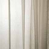 Topfinel Gardinen Vorhang Tunnelzug Stores Gardine Schals300 cm Hoch Voile Curtains Living Room Fensterschals Vorhänge Weiss 240 cm Lang Dekoschal für kleine Fenster
