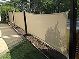 Robuster Sichtschutz für Zaun, Hof, Rasen, Haus, Terrasse, Sichtschutz (2,4 x 6,1 m)