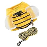CIYODO 1 Satz Hundeleine Weste Welpe Geschirr für Hunde Traktion Körperpflege einstellbar Hundegeschirr reflektierend groß Haustierkabelbaum Brustgurt für Haustiere Yellow
