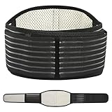 DELAESI Rückenbandage Selbsterhitzung Rückengurt Rückenstütze Magnetfeldtherapie Nierengurt Herren Damen Ruckenstutzgurtel für Skoliose Ischias Schmerzlinderung (XL)