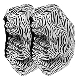 Zerodeko 2 Stück Doppellagige Wasserdichte Haarpflegekappe für Langes Haar Antistatisch Hitzeschützend Wiederverwendbare Thermokappe für Haarfärbung Spa Duschen