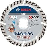 Bosch 1x Diamanttrennscheibe Standard (Universal, X-LOCK, Ø125 mm, BohrungsØ: 22,23 mm, Schnittbreite 2 mm)