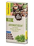 Floragard Bio-Erde Aromatisch 1x40 Liter - für Anzucht und Aussaat sowie für Kräuter - torffrei und vegan