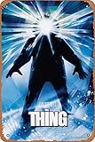 The Thing Filmposter, Fotodruck, Metallschild, Retro, Heimdekoration, Vintage-Blechschild, 30,5 x 20,3 cm