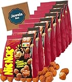 Nic Nac's BBQ 8 x 110g - Jawela Set - Lorenz Nic Nac's Barbeque Vorratspack - Erdnüsse in knuspriger Teighülle mit pikanter Barbecue Würzung