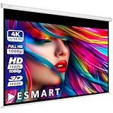 ESMART Economy EXR Rollo-Leinwand 217 cm Bild 200 x 113 cm (90') | Format 16:9 | Heimkino Beamer Projektionsleinwand Rollo Leinwand LCD LED