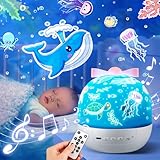 Sternenhimmel Projektor Kinder mit 15 Film,Spieluhr Baby mit 10 Musik,Nachtlicht Kinder Nachtlicht Baby,Nachttischlampe Kinder,Nachtlicht Sternenhimmel Projektor Kinder,Einhorn Geschenke für Mädchen