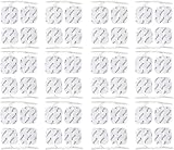 48 TENS Elektroden Pads 5x5 cm, 2 mm Stecker · Universal Klebeelektroden für TENS-Gerät & EMS-Trainer | Sehr gute Haft- & Leitfähigkeit | Wiederverwendbare Gel-Pads | Zert. Medizinprodukt - axion