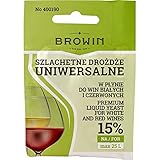 Wein Flüssighefe – Universal 20ml | BROWIN | Weinhefe | Hefekultur | Wein-hefe | Heferasse