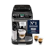 De'Longhi Magnifica Evo Next ECAM312.80.TB, Kaffeevollautomat mit 13 Getränken (Cappuccino, Espresso, Latte Macchiato), 2,4'' TFT Farbdisplay, LatteCrema Milchsystem, 2-Tassen-Funktion, Titan