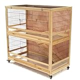 Hasenstall Kaninchenstall XXL Kleintierstall Kaninchenkäfig Hasenvilla 56616 AWZ