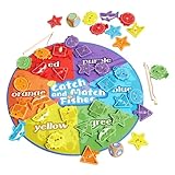 Magnetisches Fischereispielzeug, Formfischereispiel | Fischereiholz ​​Farbanpassungszählungsrätsel - Farbanpassungsnummern, die Rätsel für kleine zählen
