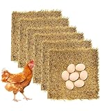 Hühner-Nistunterlage – Hühnerstall-Bettwäsche | Nistmatte | waschbare Hühnerstall-Bettwäsche | künstliches Geflügelzubehör für Bauernhof Outdoor Indoor Gehöft Garten Weide Küche