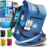 Nextcover® NEU 3in1 Fahrradtasche für Gepäckträger [Aquashield] - Gepäckträgertasche, Rucksack und Umhängetasche [25 Liter] I Fahrrad Tasche wasserdicht