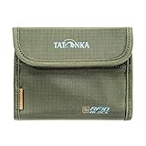 Tatonka Euro Wallet RFID B - Geldbeutel mit TÜV-geprüftem RFID Blocker - Bietet Platz für 4 Kreditkarten - Mit Sichtfenster, Münzgeldfach und extra Reißverschlussfach - Schützt vor Datenklau