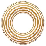Alasum Aufblasbarer Rettungsring Überdachung Aufblasbare Poolnudel Strand Wasserschlauchboote Schwimmspielzeug Tauchbecken Für Delphin-Pool- Tauchen Liege PVC Orange