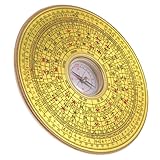 Anneome Antiker Chinesischer Kompass Legierung Tragbares Feng Shui Werkzeug Kleines Metall Ornament Handlicher Sammlerkompass für Zuhause und Outdoor Traditioneller Chinesischer