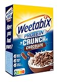 Weetabix Protein Crunch Schoko Frühstückscerealien 1 x 450 g – Vollkornfrühstück aus Großbritannien – Gesunde Cerealien mit viel Eiweiß und Ballaststoffen – Nutri-Score A