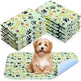 6 Stück Waschbare PIPI Pads für Hunde 60 x 40 cm Wiederverwendbare Welpen Pads Saugfähige wasserdichte Hund Urin Pads Hundematte rutschfeste Trainingsunterlagen Geruchskontrolle für Kleine Haustiere
