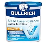 Bullrich Säure-Basen-Balance Basentabletten 450 Stück | Mit Zink für einen ausgeglichenen Säure-Basen-Haushalt | Vegan