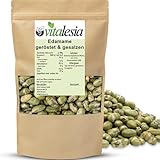 Vitalesia Edamame Bohnen 250g-2,5kg | geröstet & gesalzen | Proteinreicher Snack | Premium Edamame |Frischebeutel wiederverschließbar | vegan (250g)