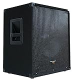 E-Lektron SUB-Q38A PA-Subwoofer Aktiv 15'/38cm Bass Lautsprecher Box mit integrierter Endstufe 600W-Peak