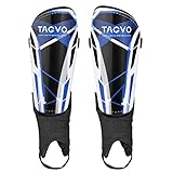 TAGVO Football Shin Guards for Children, Teens and Adults, Football Shin Pads with Ankle Sleeves Protection, Elastic Football Shin Pads for Boys Girls Kids