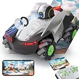 Ferngesteuertes Auto mit Kamera für Kinder, RC Auto mit 5G FPV 1080P HD Kamera, FPV Auto Spielzeug 2 Batterien für 60 Minuten Spiel, Geschenke für Kinder Jungen Mädchen