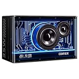 Edifier QD35 kompaktes Bluetooth-Lautsprechersystem mit RGB-Lichteffekten, Bluetooth V5.3 und Zwei ultraschnellen Ladeanschlüssen. Hi-Res Audio Zertifiziert.
