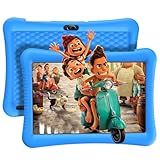 EagleSoar KinderTablet 10 Zoll, Android 13 Tablet für Kinder 3GB+32GB Quad Core, GMS-Zertifiziert, 6000 mAh Akku, Kindersicherung, Augenschutz Kids Tablet ab 2–12 Jahre Mit Tablet-Hülle(Blau)