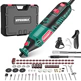 HYCHIKA 170W Rotationswerkzeug, Rotationswerkzeugsatz mit variabler Drehzahl und Flexwelle, 173-teiliges Zubehörset und Multiwerkzeug mit 8000-35000 U/min, perfekt zum Schneiden, Detailschleifen