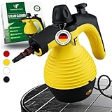Neighbour's Friend® Dampfreiniger Neues Modell – Leistungsstarker Hand Steam Cleaner, 3,5 Bar Druck, 4m Kabel, 350ml Tank I Handdampfreiniger für Auto, Werkstatt, Haushalt & Fensterreinigung