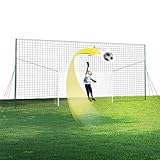 Open Goaaal - Fußballtor & Abprallnetz - Fußball Rebounder/Ziel/Rücklaufsperre Alles in einem Trainingsgerät (Standard)