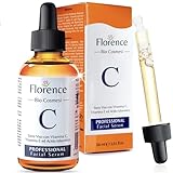 60ml Bio Hyaluron Serum mit Vitamin C, E. Hochkonzentriert Anti-Falten, Anti-Aging & Dunkle-Flecken. Hyaluronsäure-Gesichtsserum, Ideal als Augenkonturcreme. Dermaroller Essence. Vegane Naturkosmetik